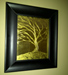 Gold Leaf Glass Art